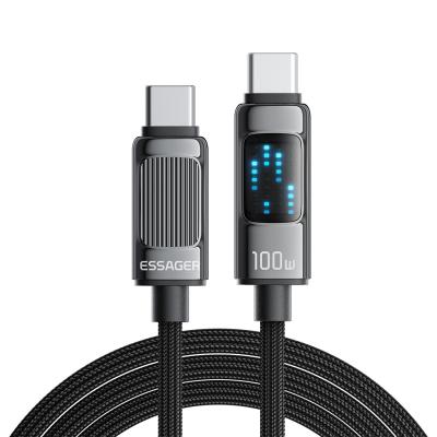 Китай ESSAGER ES-X58 серии PD Type C кабель USB C к USB C кабель 100 Вт 1 м 2 м продается