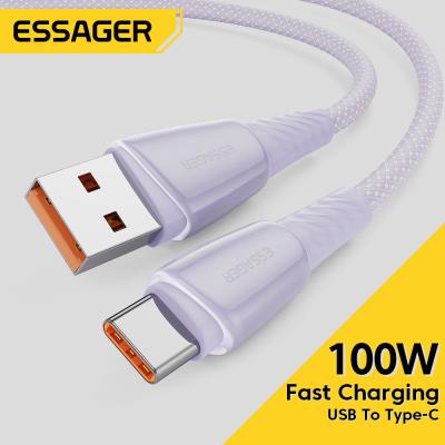 China 100W USB A To C Cable 0.5m 1m 2m 3m For Huawei Xiaomi Phone for sale