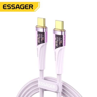 China USB2.0 Tipo C a Tipo C Cable de datos USB Carga rápida 100W 5A Transferencia de 480Mbps en venta