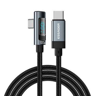 Κίνα Αλουμινίου C-C USB C προς C καλώδιο φόρτισης 100W ES-X47 σειρά 1m 2m προς πώληση