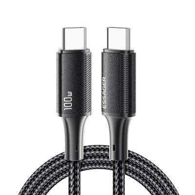 Cina ESSAGER ES-X45 Serie USB C a C Cable di ricarica rapida 100W 1m 2m 3m in vendita