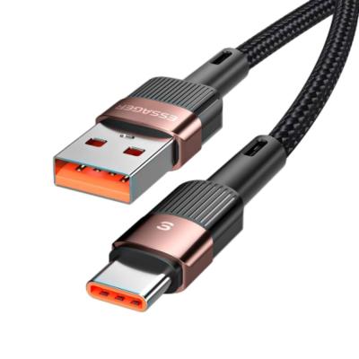 China Fast Charging Type C USB Cable 6A USB C Data Cable 66W For Huawei P30 P40 Pro for sale