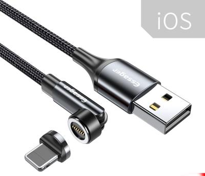 China 540 Rotation L 3 In 1 Magnetic USB Charging Cable 8 Pin Fast Charging For Data Transfer for sale