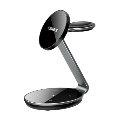 China ESSAGER OJD-102 Series 3 In 1 Charging Stand Wireless Charging Pad USB C for sale