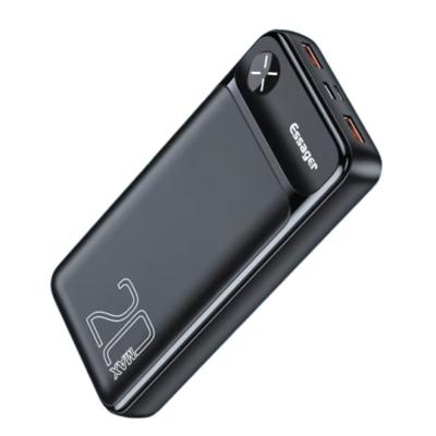 China Essager Latitude Portable Power Bank Charger 20000mAh 3 Output 2 Input for sale