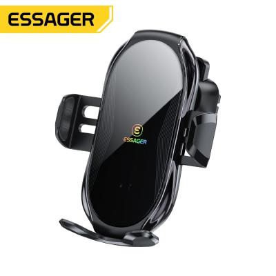 China Wireless Charging Car Air Vent Mobile Phone Holder 15W For Car for sale