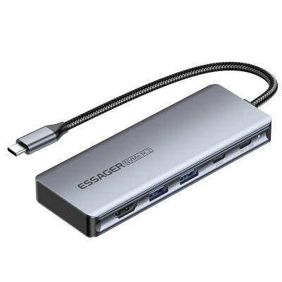 China 18cm Cable SSD USB Hub For Laptop USB C Docking Station for sale