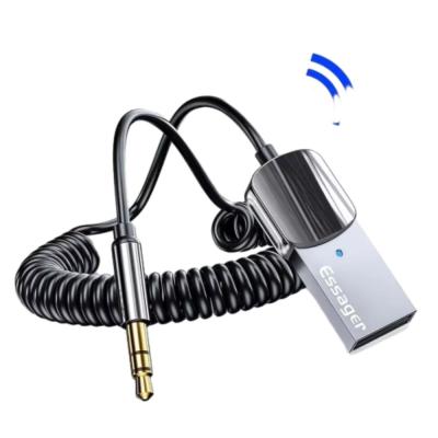 China USB auf 3,5 mm Jack Auto-Audio-Empfänger Aux-Adapter Handsfree-Kit Bluetooth 5.0 BT-Sender zu verkaufen