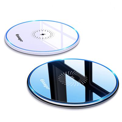 China Essager Mirror Desktop Wireless Chargers 15W 10W 7.5W 5W Qi Wireless Phone Charger for sale