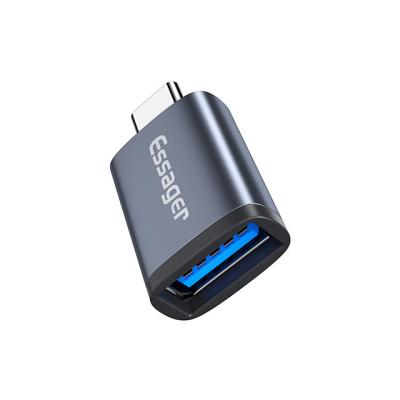 China Adaptador OTG USB 3.0 Convertidor que admite carga rápida 3A 5Gbps Adaptador OTG tipo C en venta