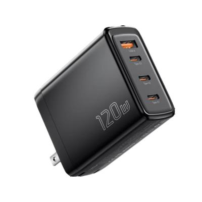 China Essager 2023 Mejor Nuevo Producto Accesorios para teléfonos Carga rápida 3C1A Cargador portátil de viajes 120w en venta