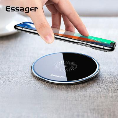 China Mirror Desktop Wireless Chargers 15W 10W 7.5W 5W Type-C Interface Charger for sale