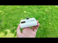 Compact ABS 5000 Mah Power Banks USB C Battery Pack 15W 18W