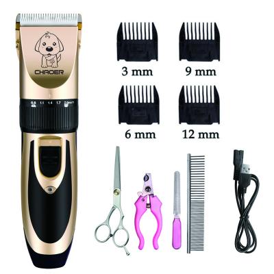 China Sustainable Dog Grooming Professional Electric Pet Shaving Machine Trimmer Set for sale