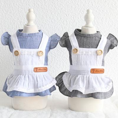 China Stocked cute maid outfit for dog cat pet costume cosplay clothes wholesale for sale