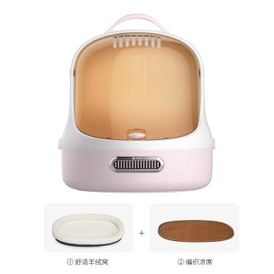 China Stored Suitable For Multiple Scenarios Portable Breathable Comfortable Cat Cage Plastic Pet Cage for sale