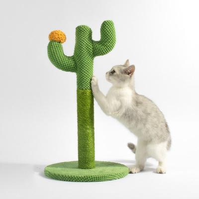 China Cat Scratching Post viable for the wall large Cat Scratcher Tree Tower Wooden large Cat Tree House for sale