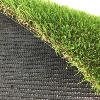 China Environmental friendly Anti-UV Pile Height 15mm denstiy 15000 green color pets Synthetic Grass for sale