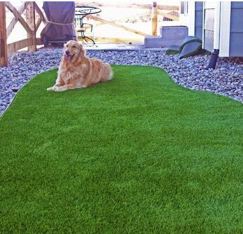 China Premium quality Environmental Anti-UV Pile Height 25 mm denstiy 21000 green color  Synthetic Grass for sale