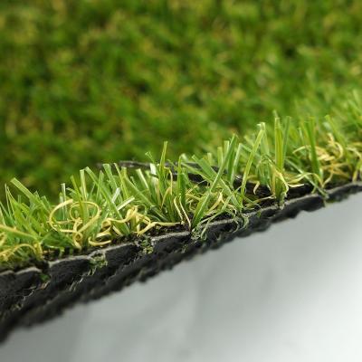 China Premium quality Environmental Anti-UV Pile Height 25 mm denstiy 18900 deep green color  Synthetic Grass carpet for sale