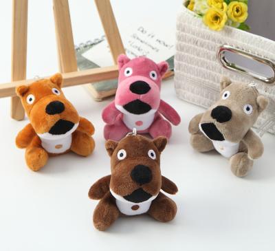 China Cute Plush Dog Fun Key Chain Animal Hanging Adorn Cute Animal Key Chain for sale