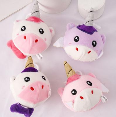 China Wholesale Cute Fun Toy Slow Relinked Unicorn Stuffed Toy Plush Small Unicorn Key Chain for sale