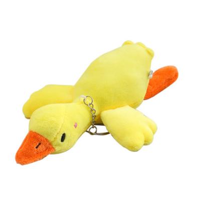 China Cute Fun Selling Like Hot Cakes Goose Plush Toy Hanging Plush Doll Goose Stuffed Animal Toy for sale