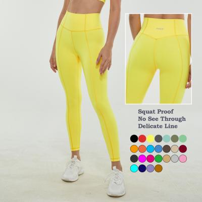 China Multicolor Customized Anti-UV Full Size Fitness Women Quick Dry High Waist Pants Women's Yoga Gaiters for sale