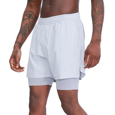 China Custom Anti-Wrinkle Summer Fitness Sports Shorts White Mesh Men's Basketball Shorts Running Gym Pants Breathable for sale