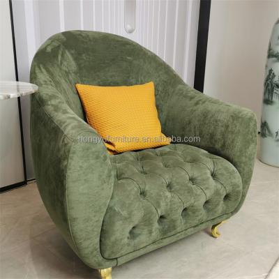 China Cute And Pretty Hot Selling Living Room Comfortable Luxury Velvet Sofa Rest Furniture Hot Sale Reception Chair,Comfortable Sofa Lounge Chair for sale