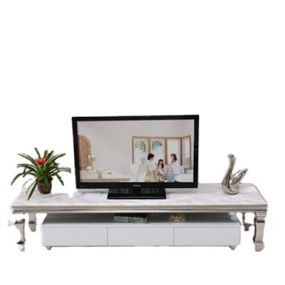 China Fashion China Manufacturer Supply Customized Tv Cabinet Living Room Furniture Marble Tv Cabinets for sale