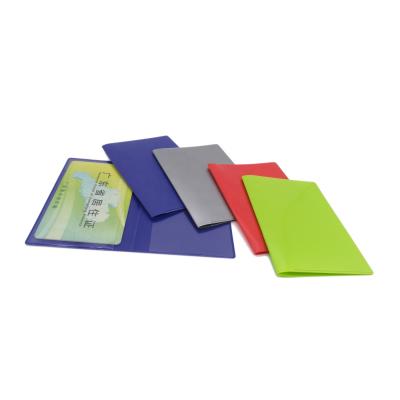 China Custom Cheap Custom Folding PVC Card Holder Plastic Wallet, Credit Card Sleeves for sale