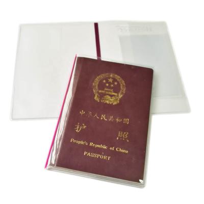 China Custom Custom Clear PVC Passport Holder, Flexible Plastic Travel Passport Cover for sale