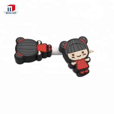 China China/Japan/Europe Cheap Customized Rubber PVC Cartoon Pencil Topper, Flexible Rubber Pencil Cap for sale