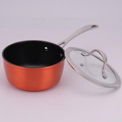 China Sustainable Aluminum Cookware With Casting Handle Aluminum Pan for sale