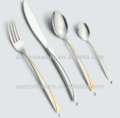 China Sustainable gold plated 18/8 capped with high quality stainless steel for sale