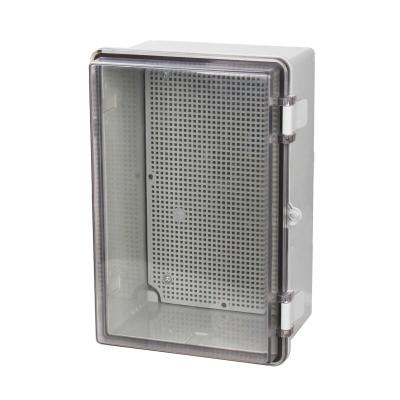 China Indoor Outdoor Box Suppliers Waterproof Hingded Electrical Clear Plastic Junction Box for sale