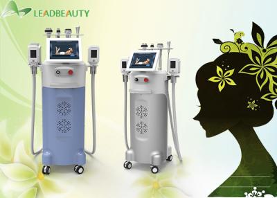 China 5 big handles Cryo+ cavitation + RF the multifunctiona Cryolipolysis slimming machine for sale