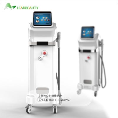 China 2018 Newest technology of the Diode Laser Hair Removal Machine for whole body hair treatment for sale