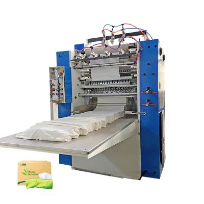 China Soft Line Embossing Facial Tissue Machine Factory Price Box-Drawing Facial Tissue Folding Household Tissue Paper Production Machine for sale