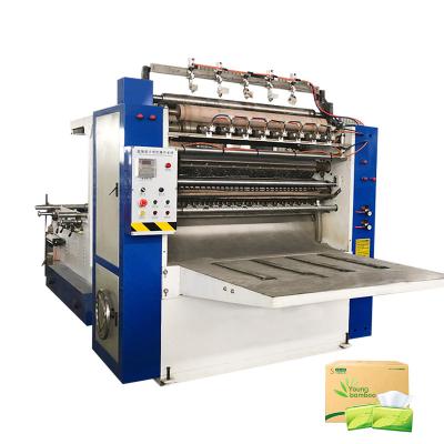 China Interfold Household Tissue Paper Production 6 Lines Machine Making Paper Tissue Automatic Converter Machinery For Tissue Making for sale