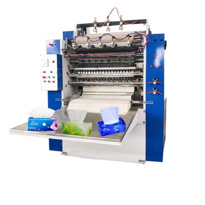 China Good price facial tissue paper production household tissue paper making machine automatic facial tissue v folds machine for sale for sale