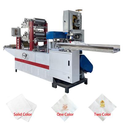 China Household tissue paper production supply for restaurant napkin paper making machine hot sale paper napkin embossing machine for sale