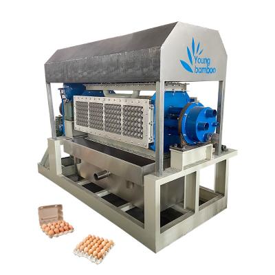 China Paper Egg Tray Molding Waste Carton Paper Pulp Egg Tray Making Machine Egg Tray Production Machine Price for sale