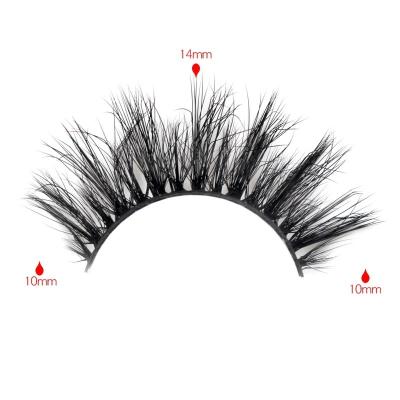 China Natural Long Strip Lashes 3D Lashes Wholesaler Light Faux Mink Whips Box Silk Custom Private Label Lashes Silk Lashes for sale