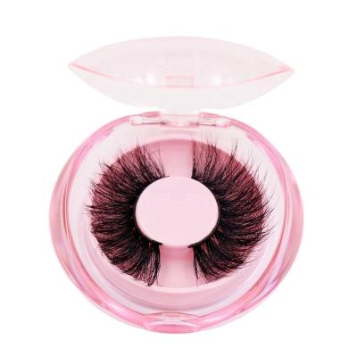 China 5 Magnets 3d Eyelashes 3d Magnetic Faux Mink Lashes 25mm Faux Mink Lashes Strip Lashes Customized Box Lashes Sellers Silk Lashes Customized for sale