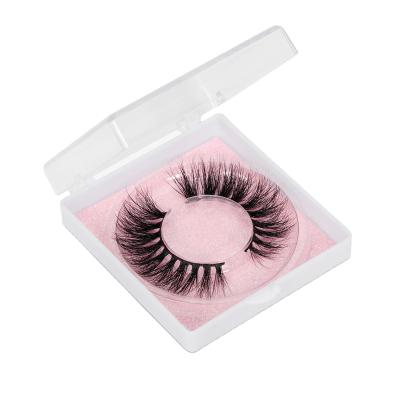 China 3D Mink Lashes Natural Long False Eyelashes Customized Long Box Lashes False Mink Eyelashes for sale