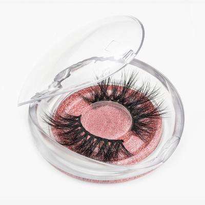 China Handmade 100% Real Natural Long Private Label Eyelashes 3D Mink Eyelashes Real Mink Lashes for sale