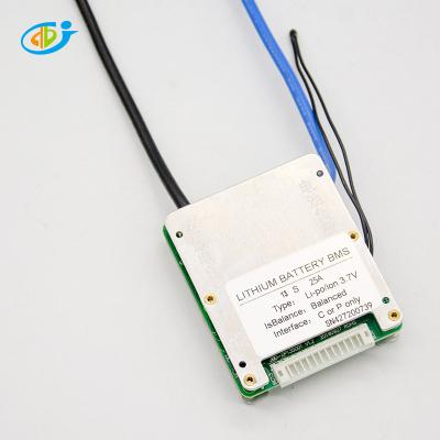 China Electronic Products JBD BMS 13s Bms 48v 25A Lithium Ion Battery Circuit Board Pcb Temperature Control Lithium Ion Battery for sale