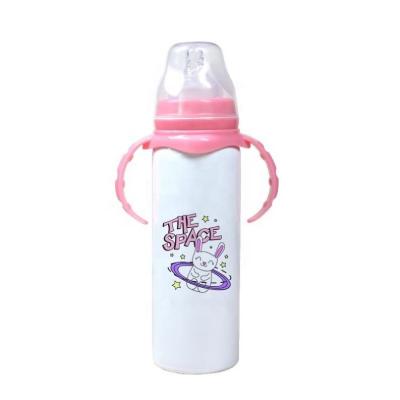 China Viable Sublimation Stainless Steel Tumbler Sippy White 8 oz Wine Tumbler Mug As for Kid's Gift for sale